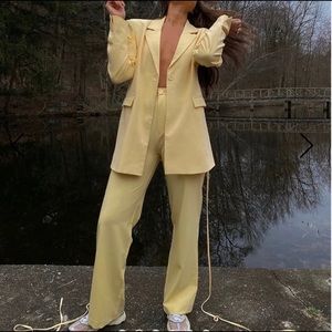 WeWoreWhat | Danielle Bernstein | Buttermilk Trousers Brand New!